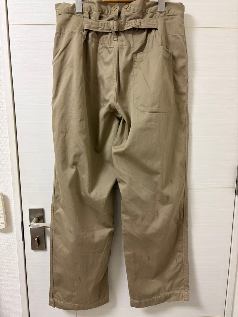 COMOLI コットンチノオーバーパンツ 2