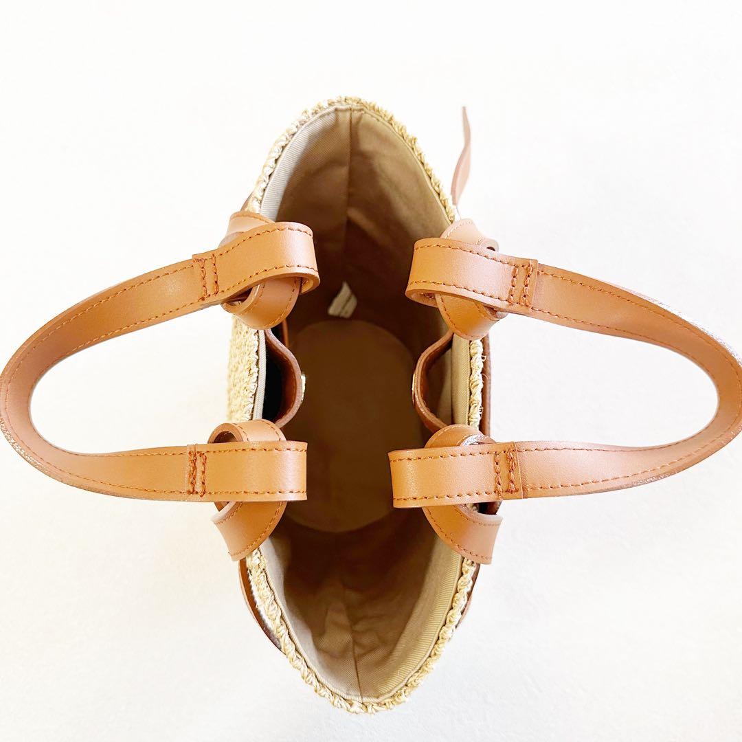 極美品✨ヴィオラドーロ かごバッグ VIOLAd'ORO MIRO ミロ 本革