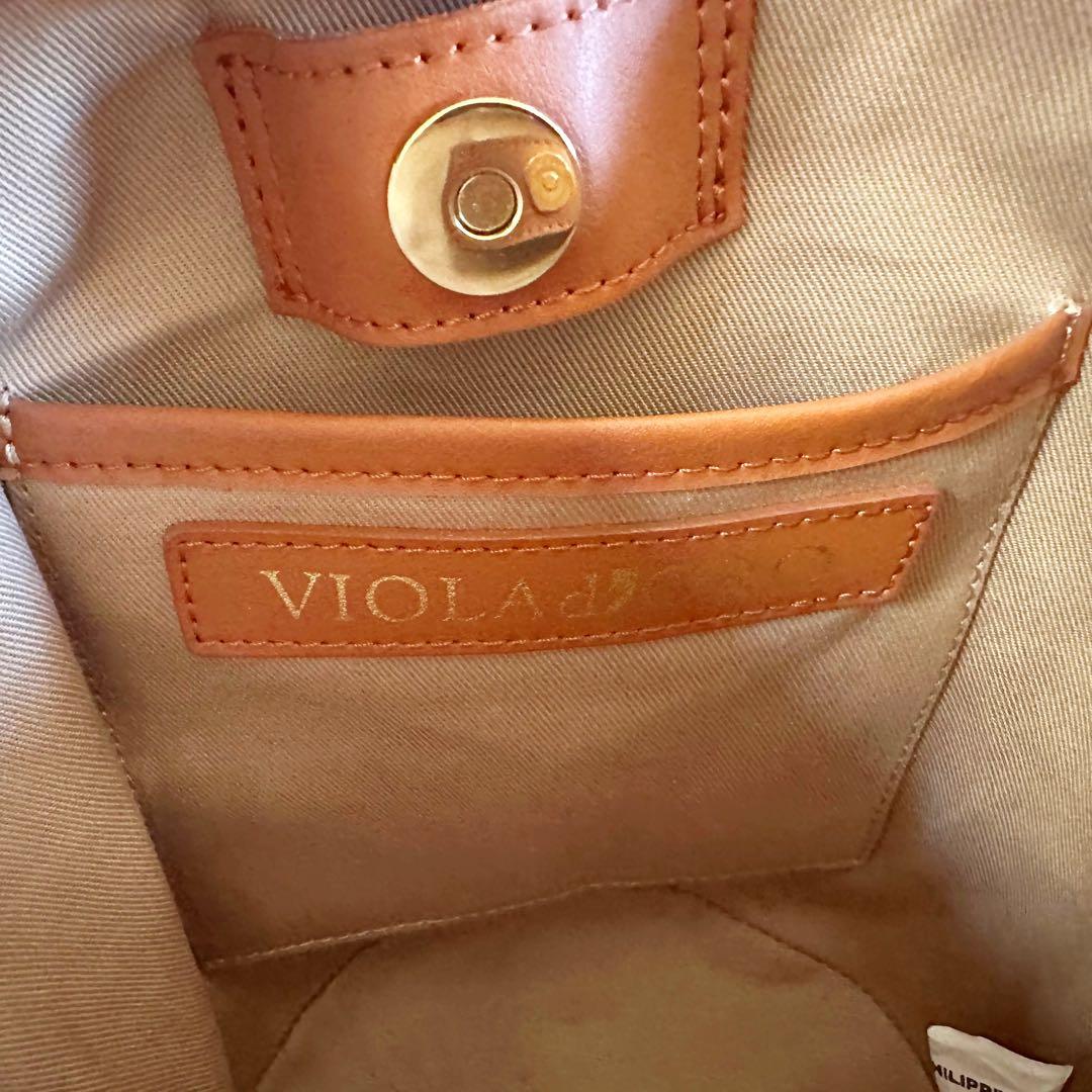 極美品✨ヴィオラドーロ かごバッグ VIOLAd'ORO MIRO ミロ 本革