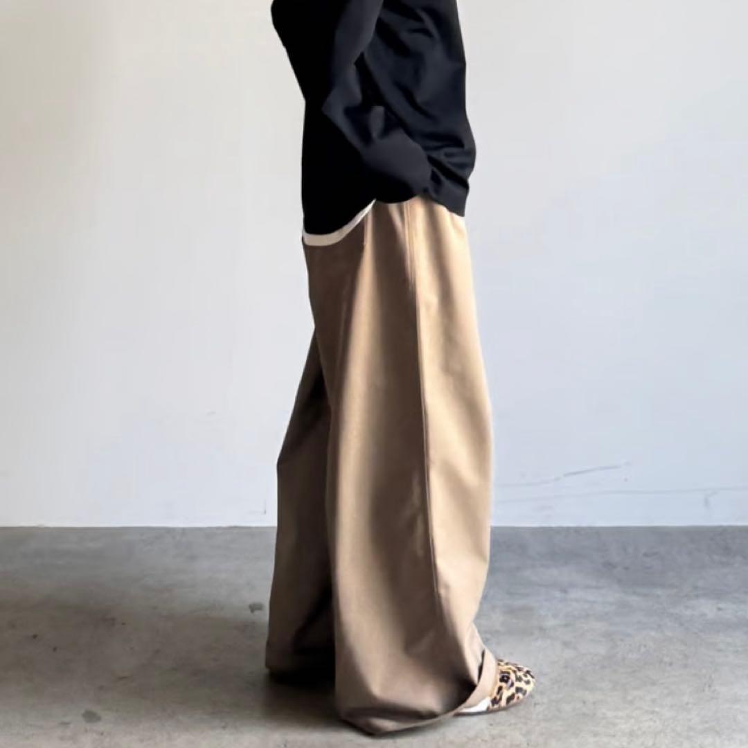 FASHIRU ブラウン チノパン Mサイズ