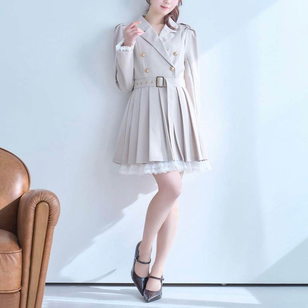 ロゼミューズ ワンピースtailored jk pleated skirt op