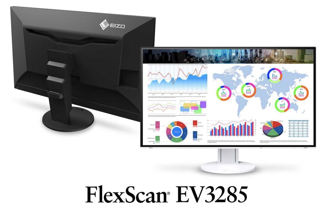 EIZO 32インチ 4K FlexScan ディスプレイ EV3285