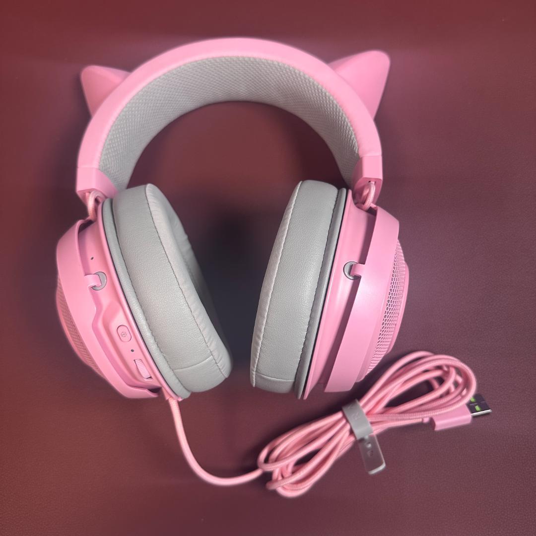 美品】Razer KRAKEN QUARTZ PINK KITTY ハローキティ