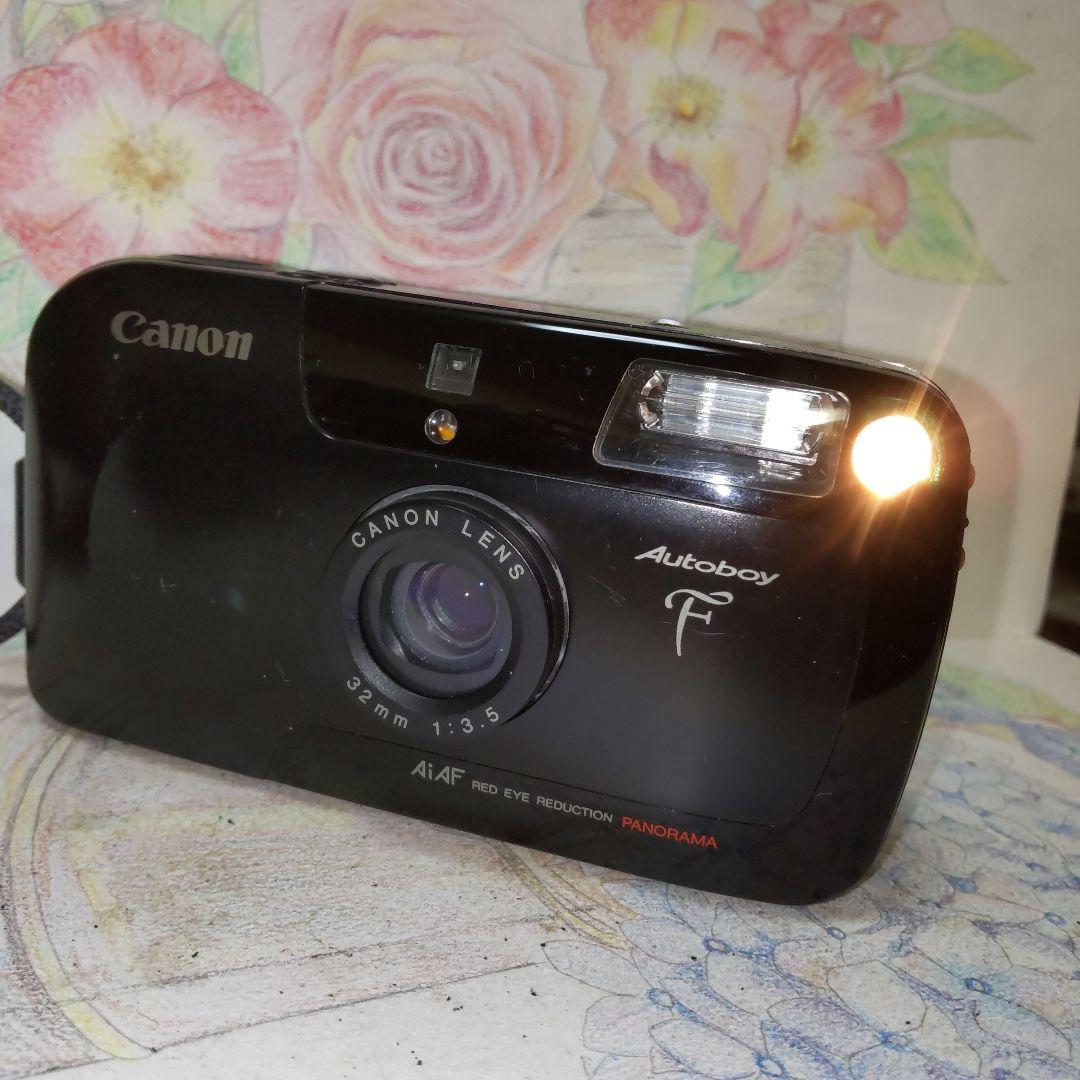 ☆☆極上級美品❕動作確認済☆☆ キヤノンオートボーイ Ｆ（ブラック）