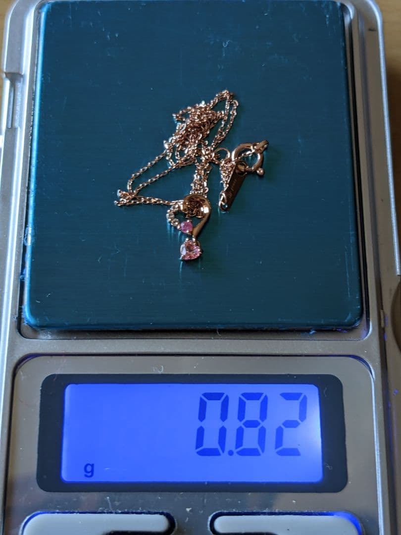 K10 ハート型 レディースネックレス