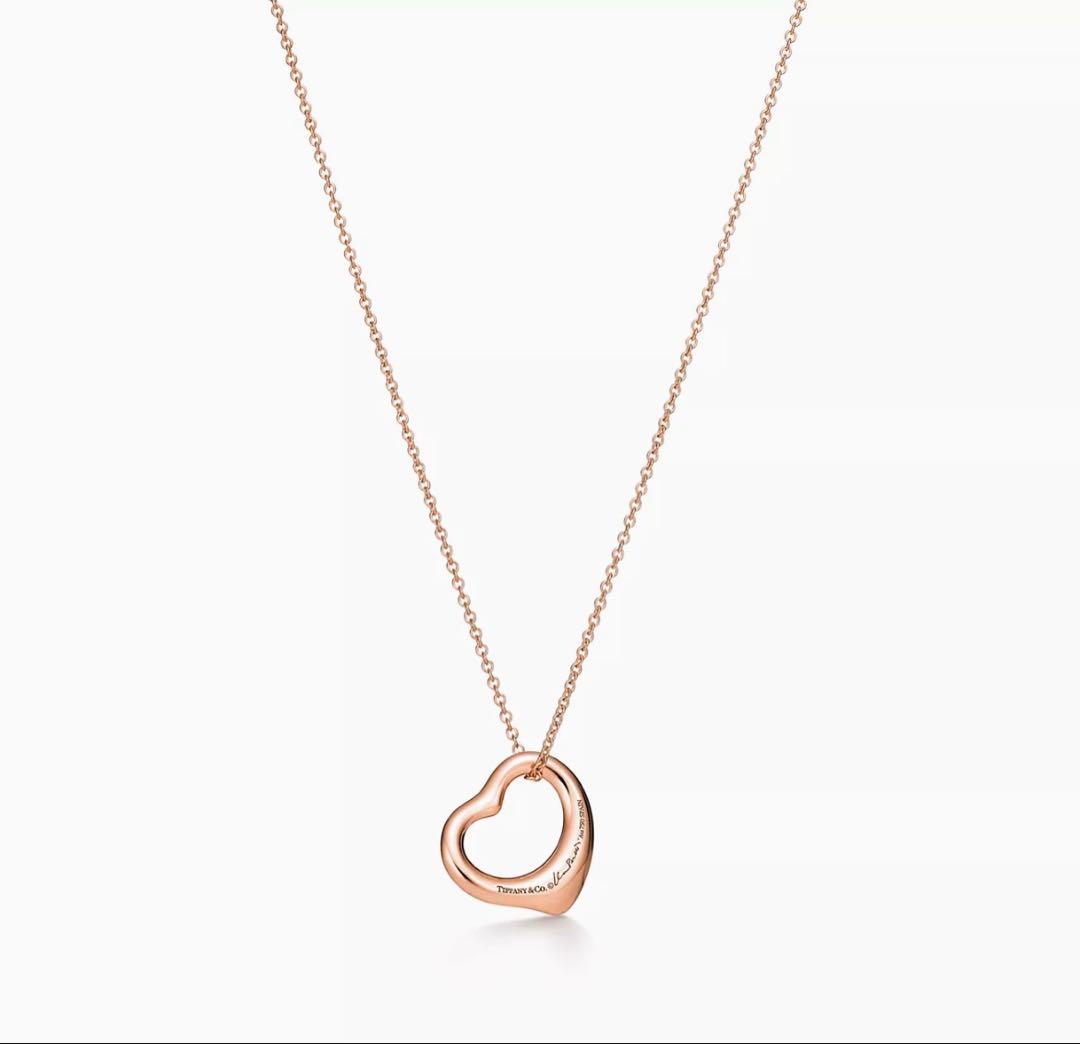 Tiffany & Co. ハート型ペンダントネックレス