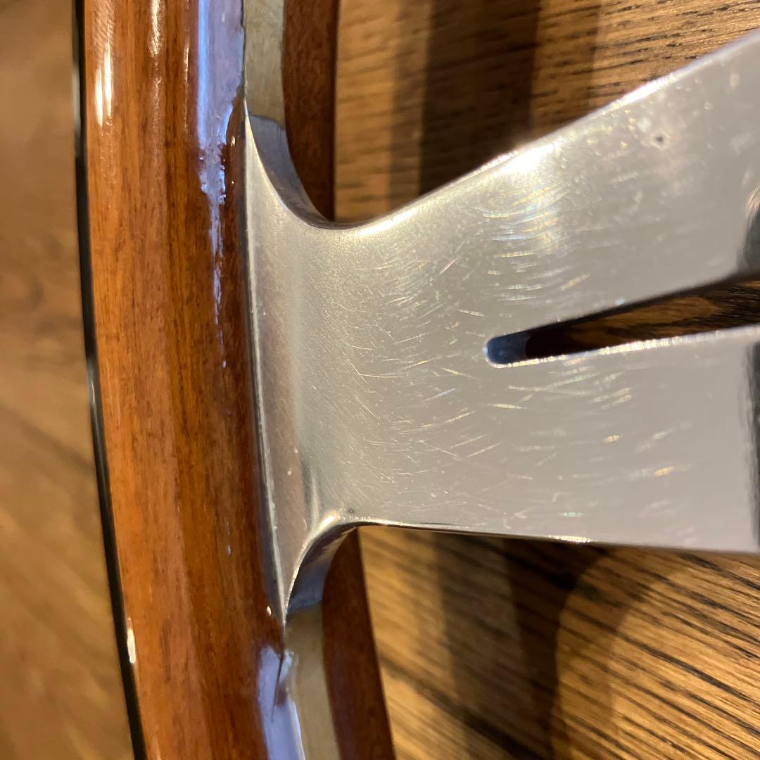 ナルディ　ウッドステアリング　サイドスポーク　36パイ