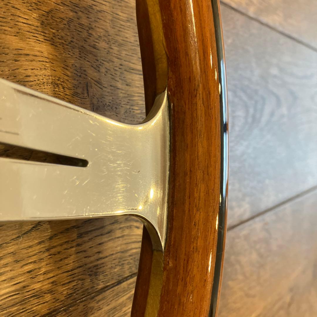 ナルディ　ウッドステアリング　サイドスポーク　36パイ