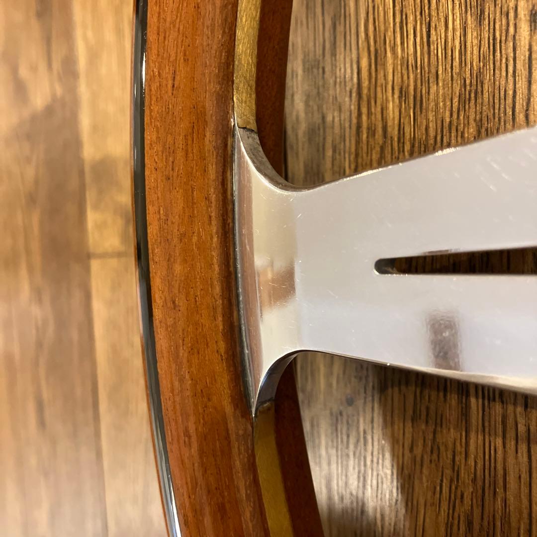 ナルディ　ウッドステアリング　サイドスポーク　36パイ