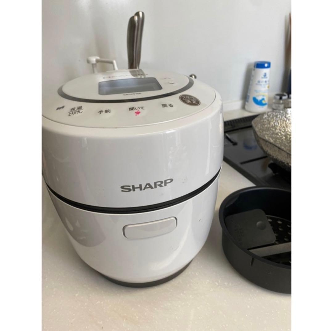 KN-HW10E-Wシャープヘルシオホットクック 自動調理器具 無水カレー