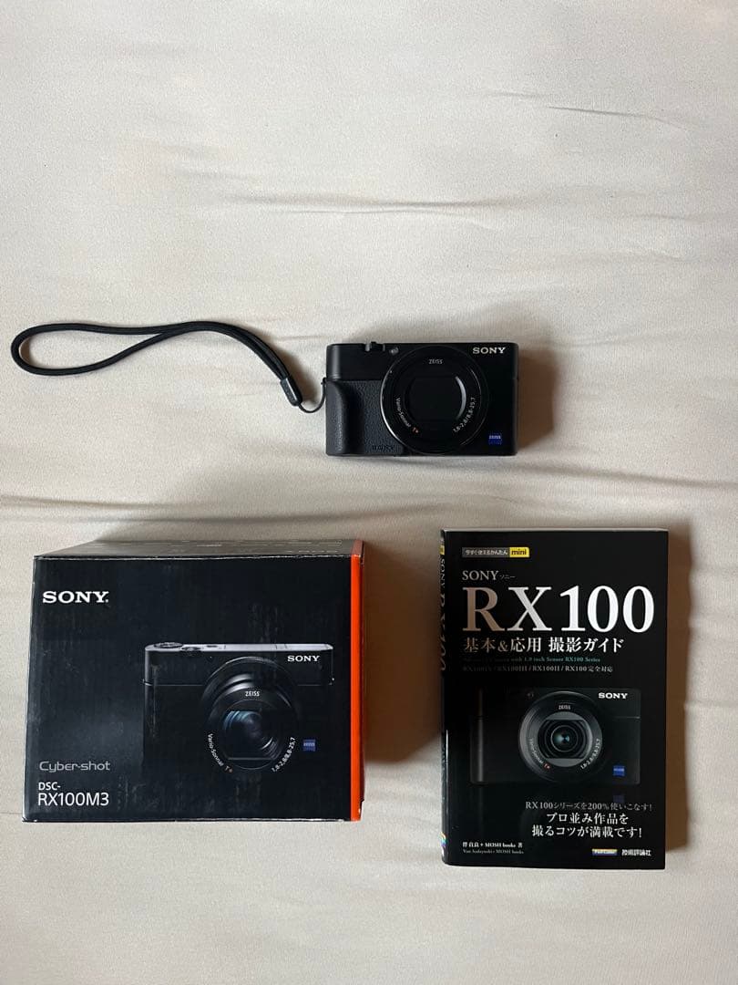 SONY RX100m3 コンデジ 箱等付属品完備　美品　本付き　返品不可