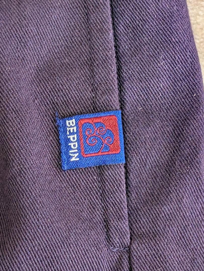 倭物やカヤ・グレー花柄五分袖チュニック&もんぺパンツ