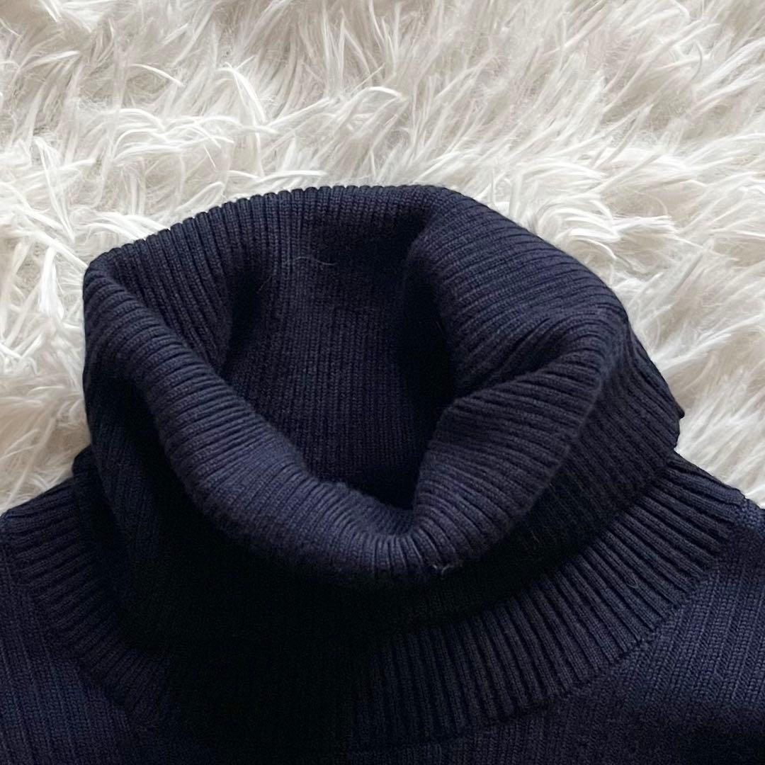 極美品✨ ポロラルフローレン メリノウール タートルネック ドレス QRコード