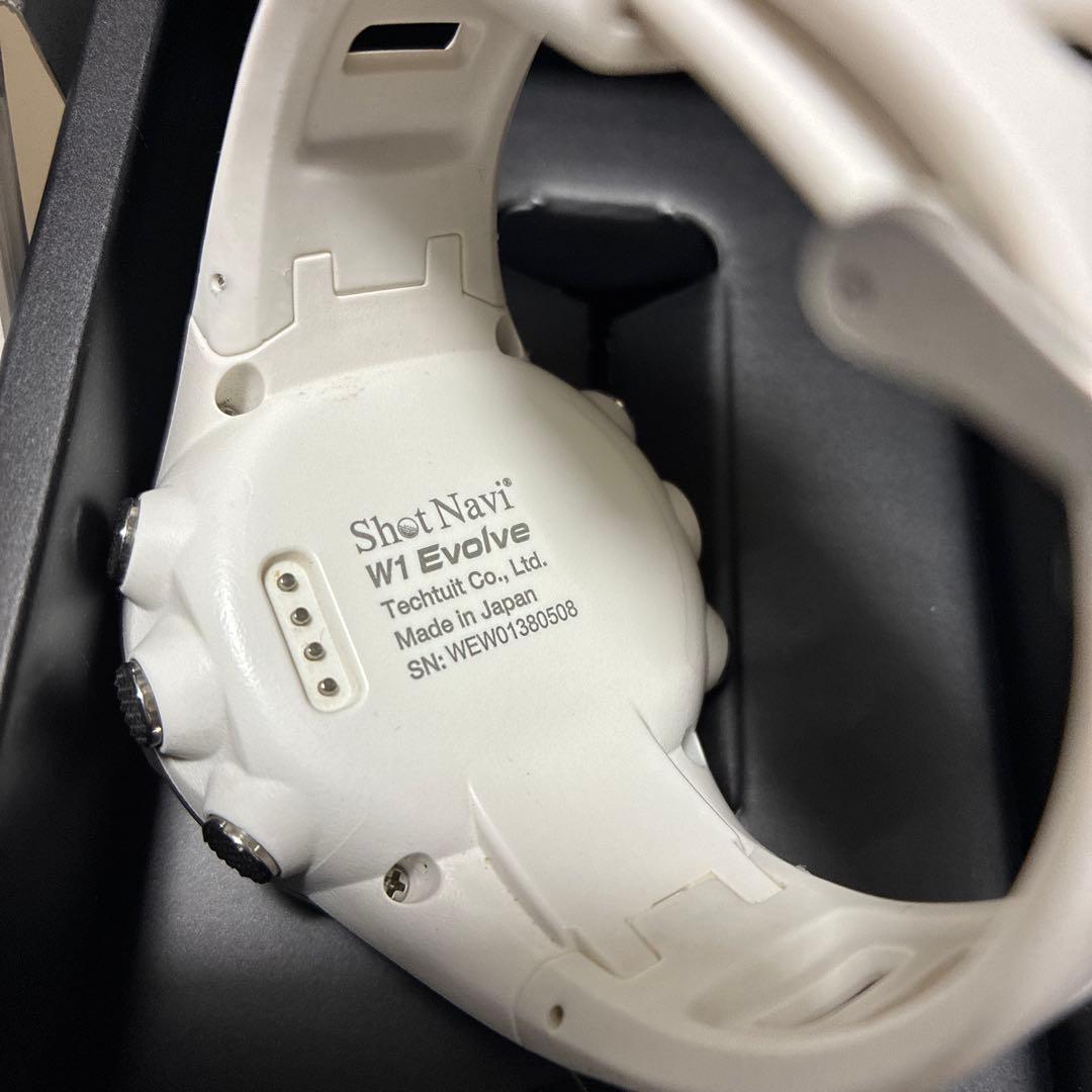 ShotNavi W1 Evolve ゴルフGPSウォッチ白