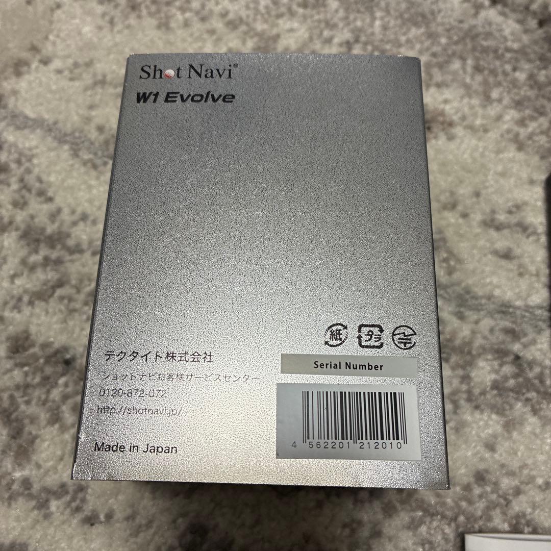 ShotNavi W1 Evolve ゴルフGPSウォッチ白