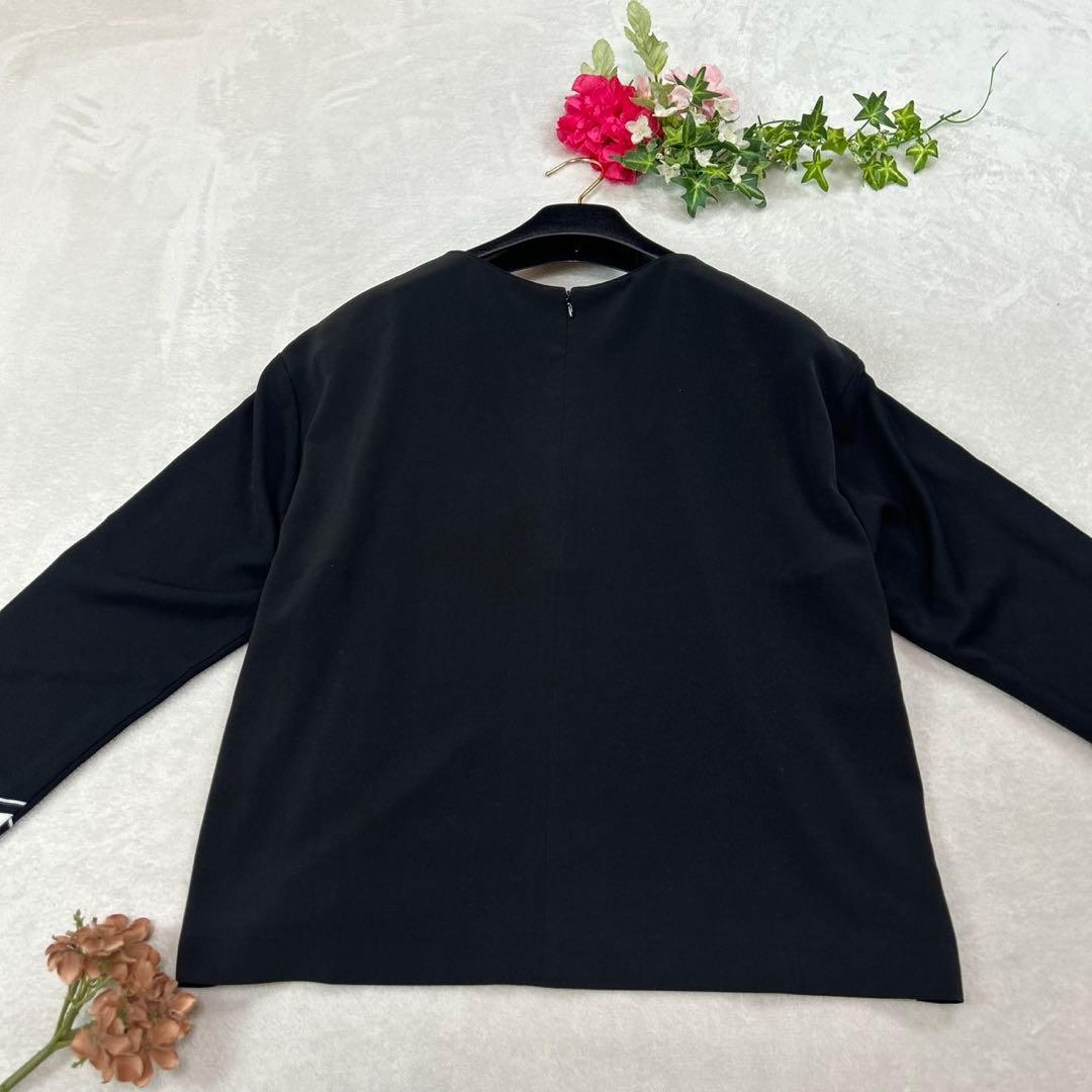 J911 新品未使用 L ブティックモスキーノ カットソー ブラック レディース