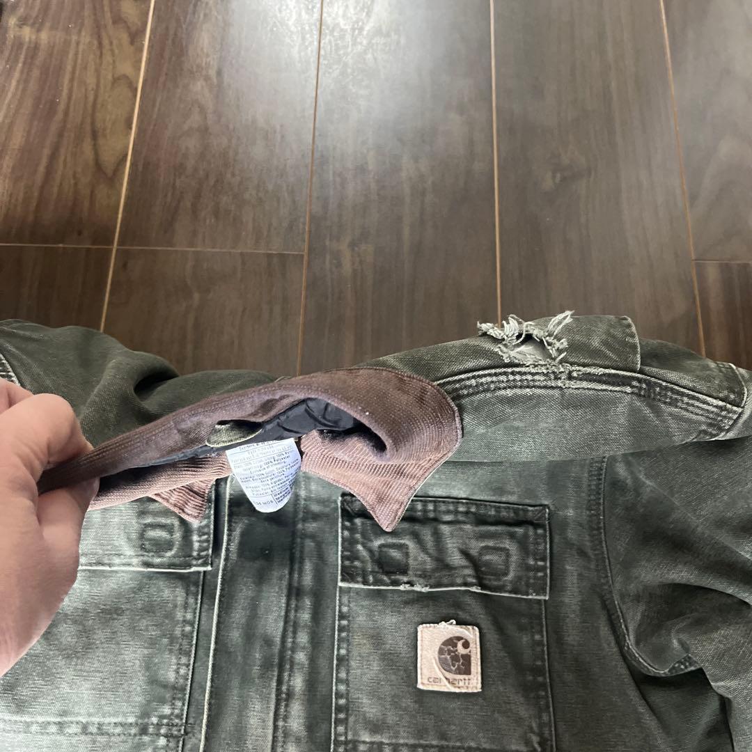 カーハート　コート【希少モスグリーン】【トラディショナルジャケット】 フェード