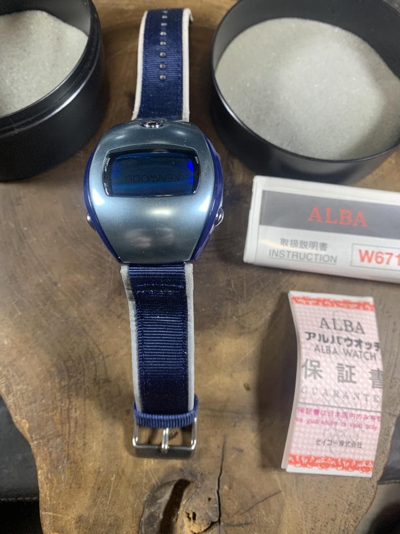 97年未使用美品 SEIKO ALBA KENWOOD W671 動作確認済