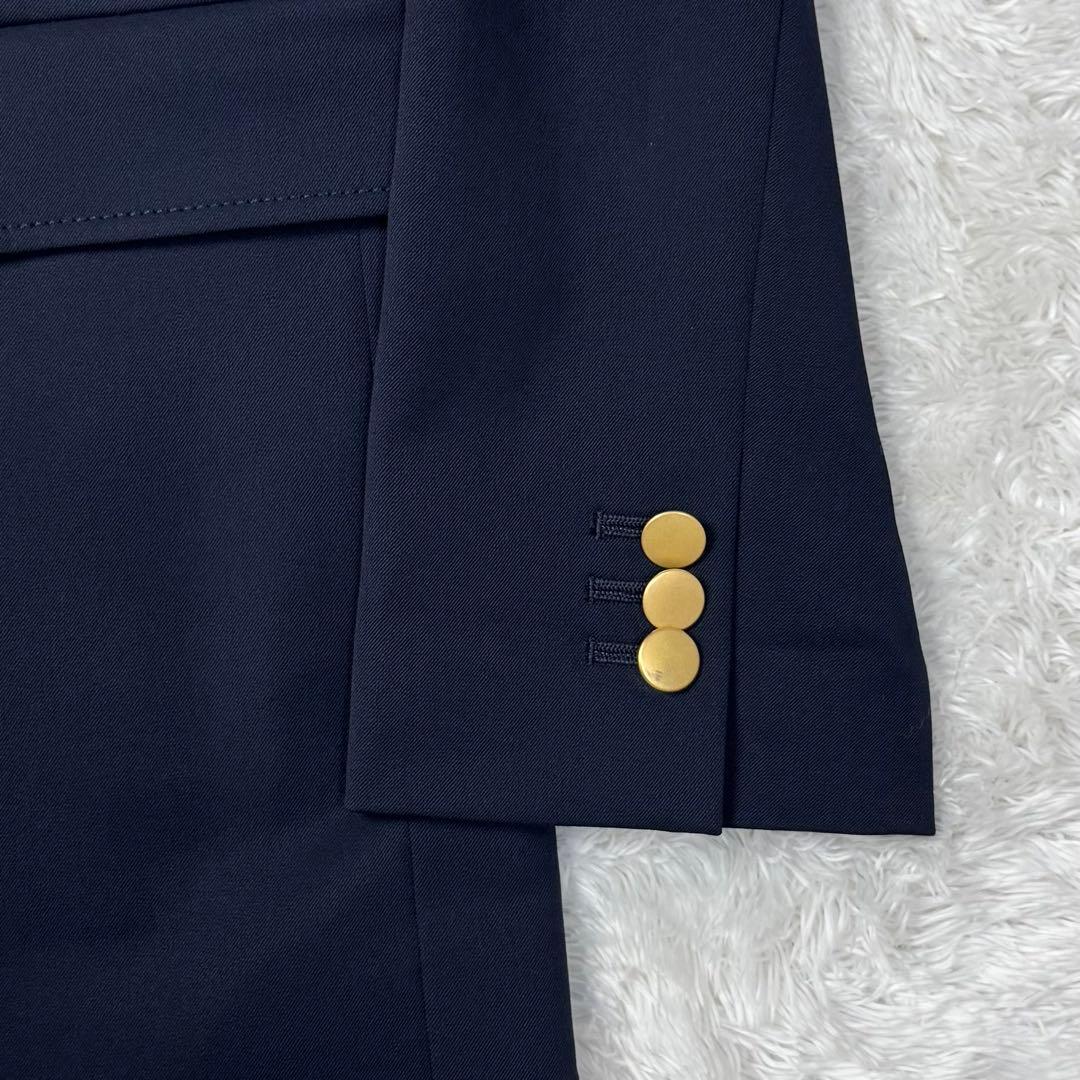 【良品】Spick & Span ドライツイルダブルブレストジャケット　金ボタン