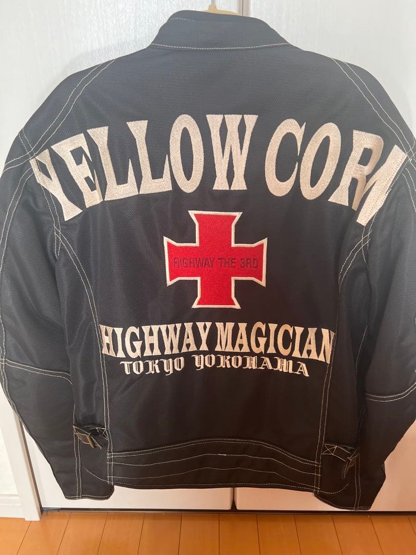 YELLOW CORN バイクジャケット メッシュ裏地