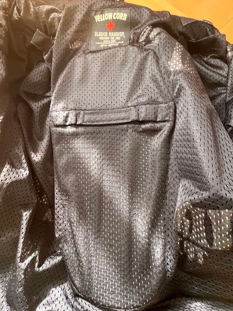 YELLOW CORN バイクジャケット メッシュ裏地