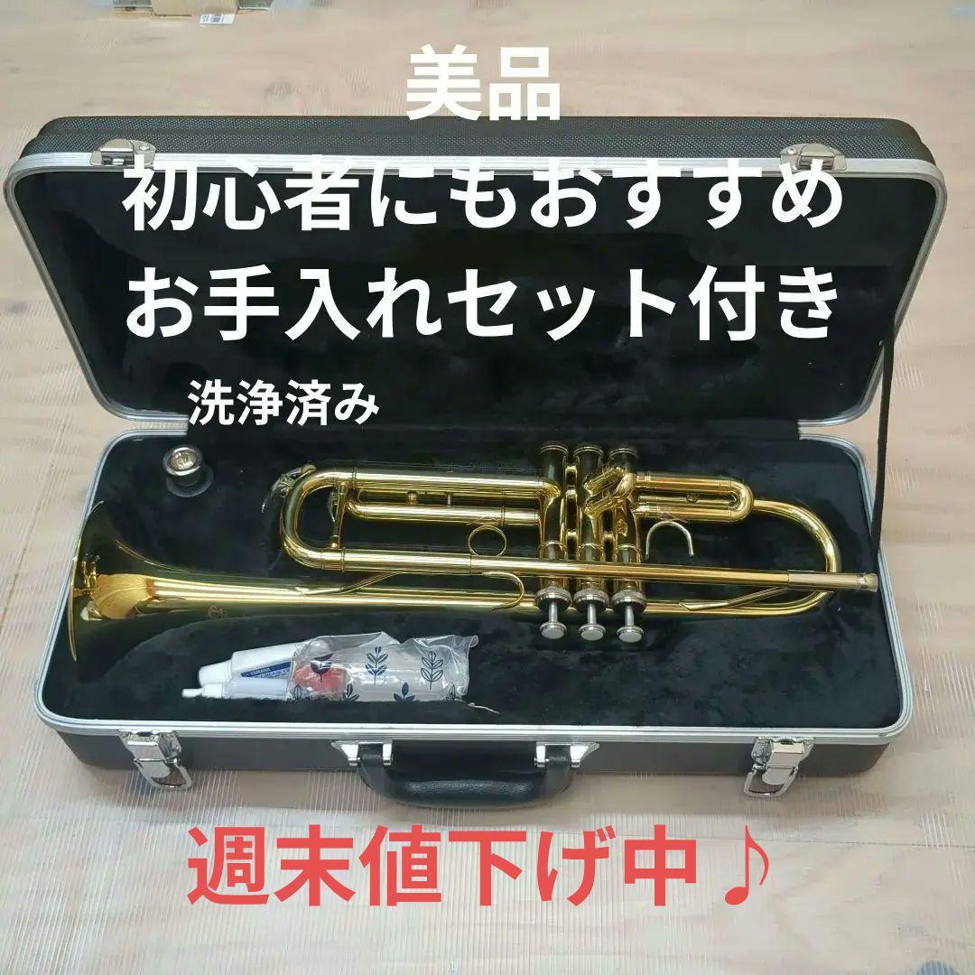 トランペット j.michael tr-200 ケース、マウスピース、オイル付属