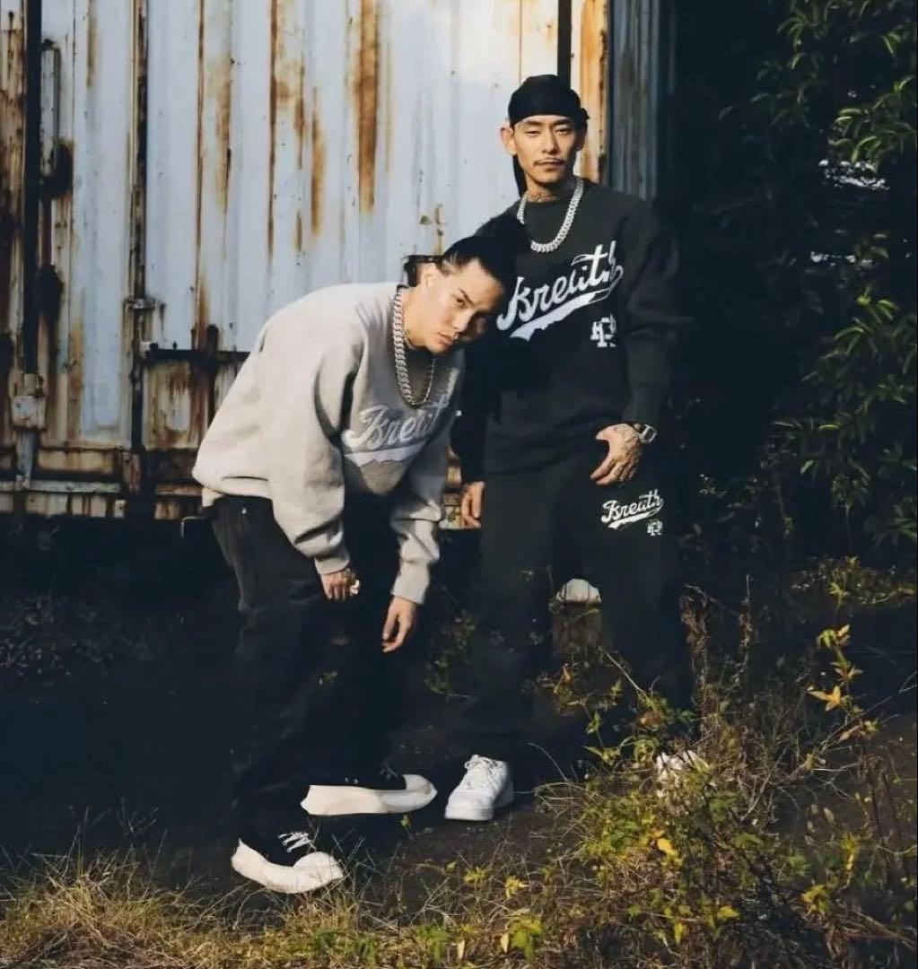 【BADHOP着用】 BREATH LOGO CREW SWEAT