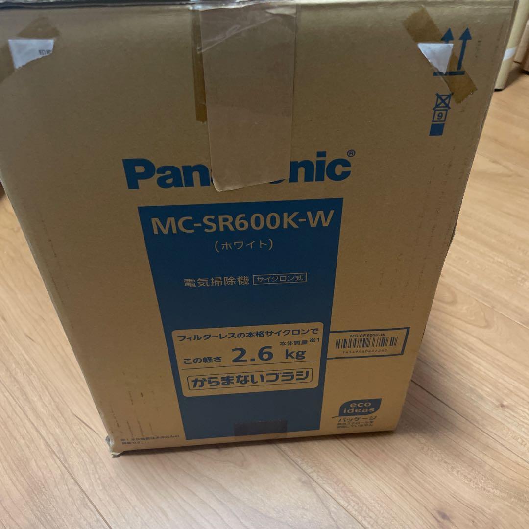 パナソニック 掃除機 サイクロン 軽量 ホワイト MC-SR600K-W