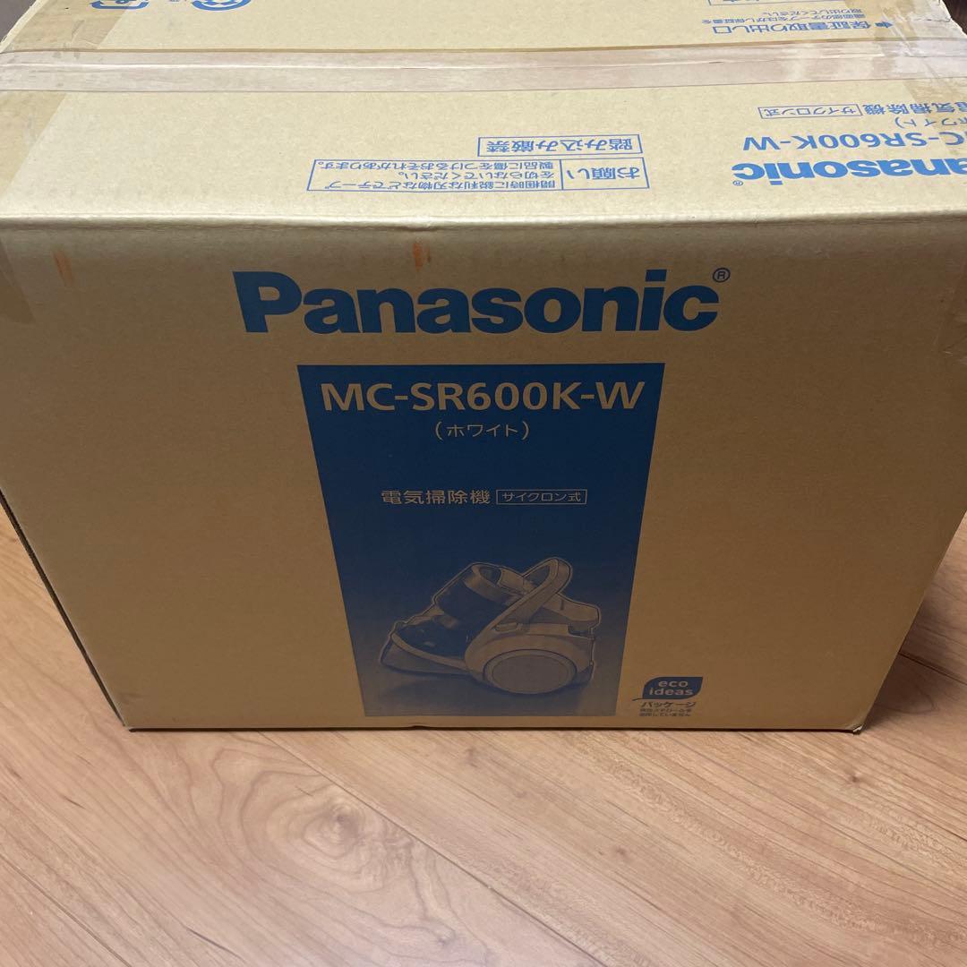 パナソニック 掃除機 サイクロン 軽量 ホワイト MC-SR600K-W