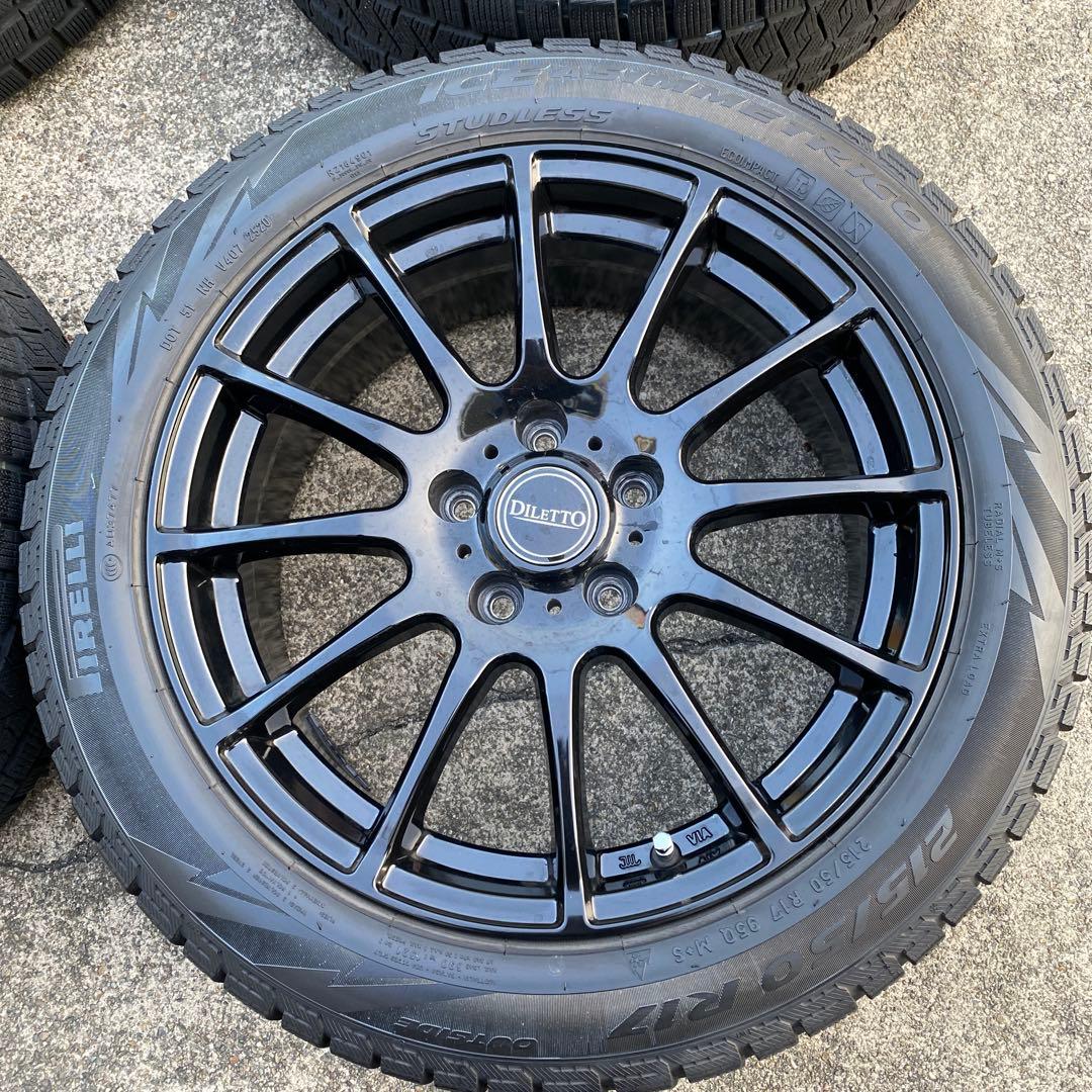 ◇中古ピレリ215/50R17スタッドレスセット レヴォーグ