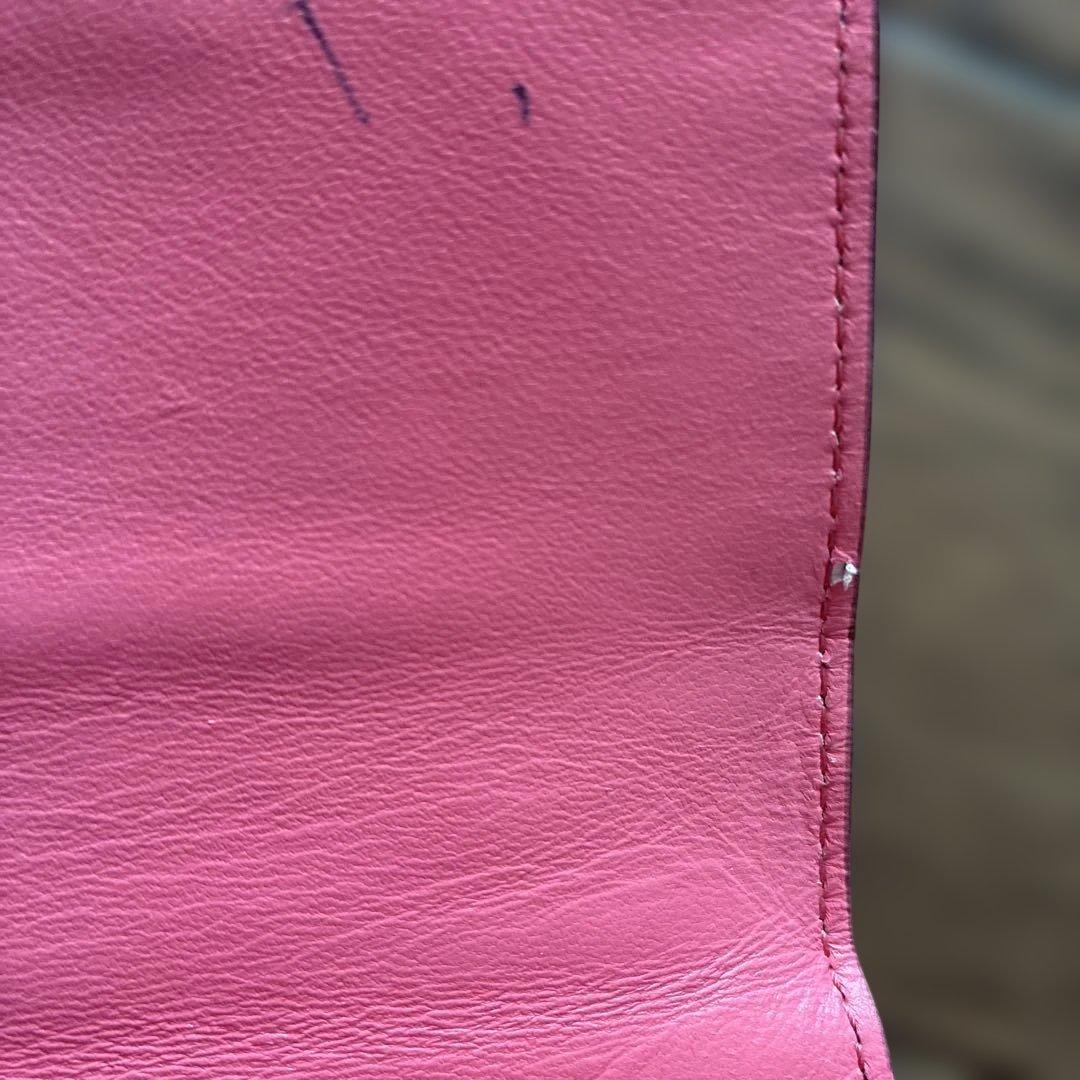 FENDI ピンクレザー 長財布　箱付き