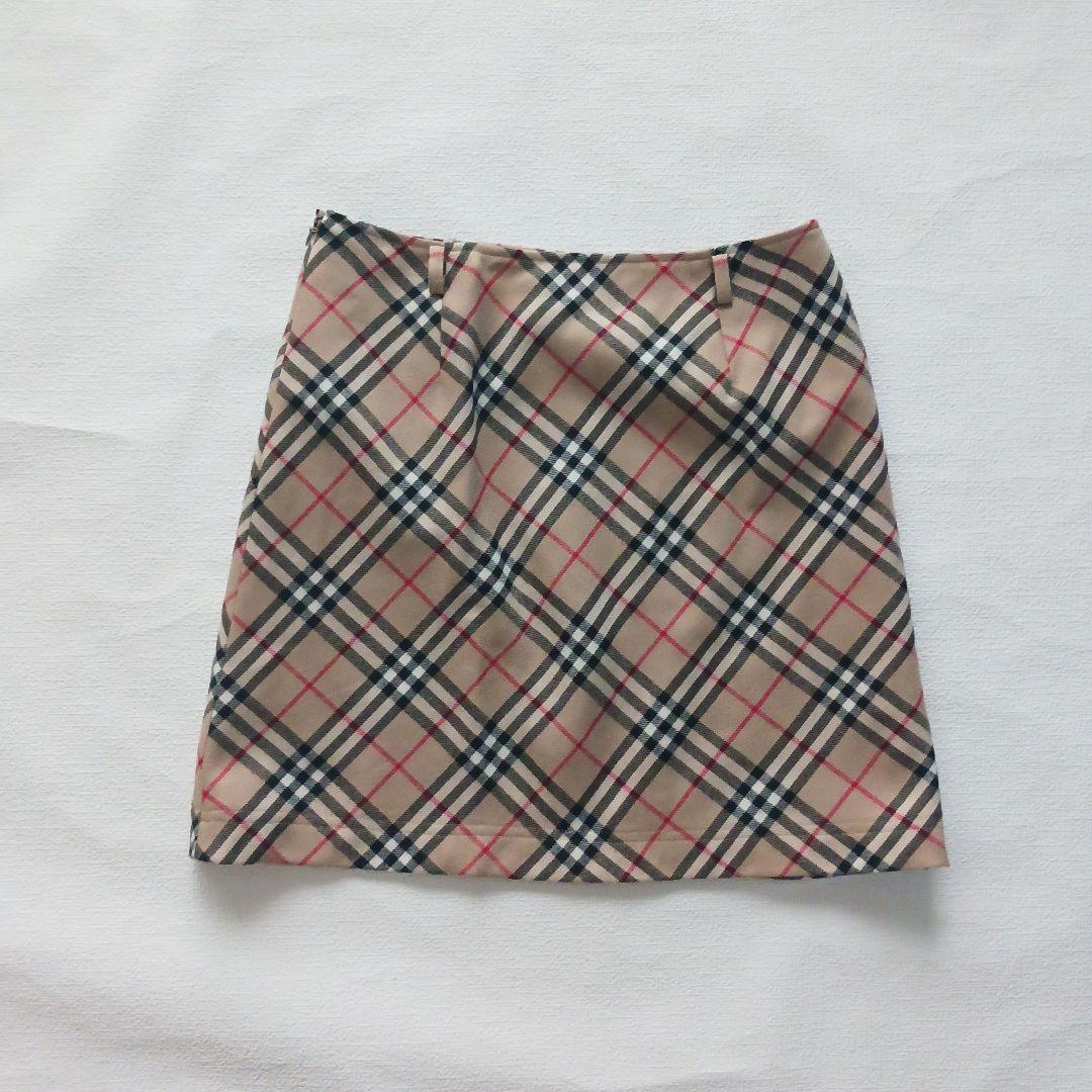 バーバリー ミニスカート タイトスカート ノバチェック サイズ38