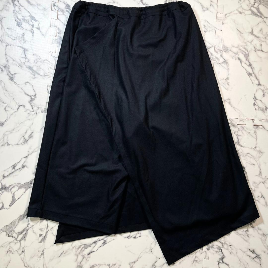 ✨極美品✨Yohji Yamamoto ウール スカート ラップパンツ 黒 M