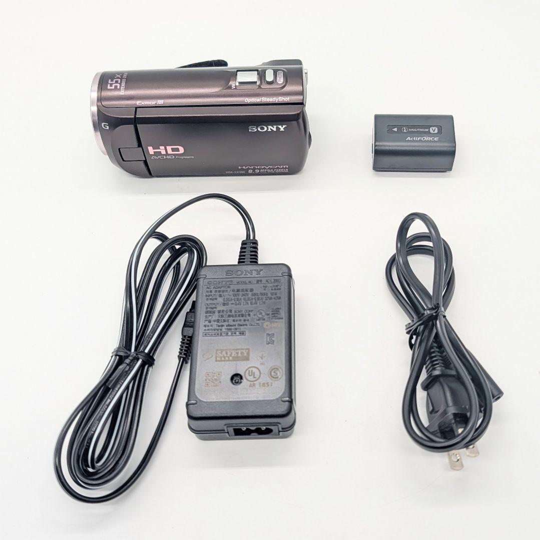 【極美品】SONY Handycam HDR-CX390 ボルドーブラウン
