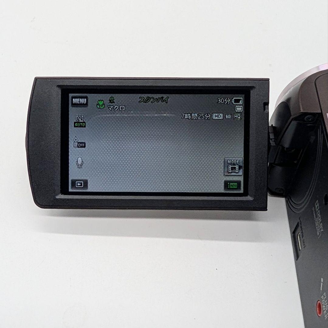 【極美品】SONY Handycam HDR-CX390 ボルドーブラウン