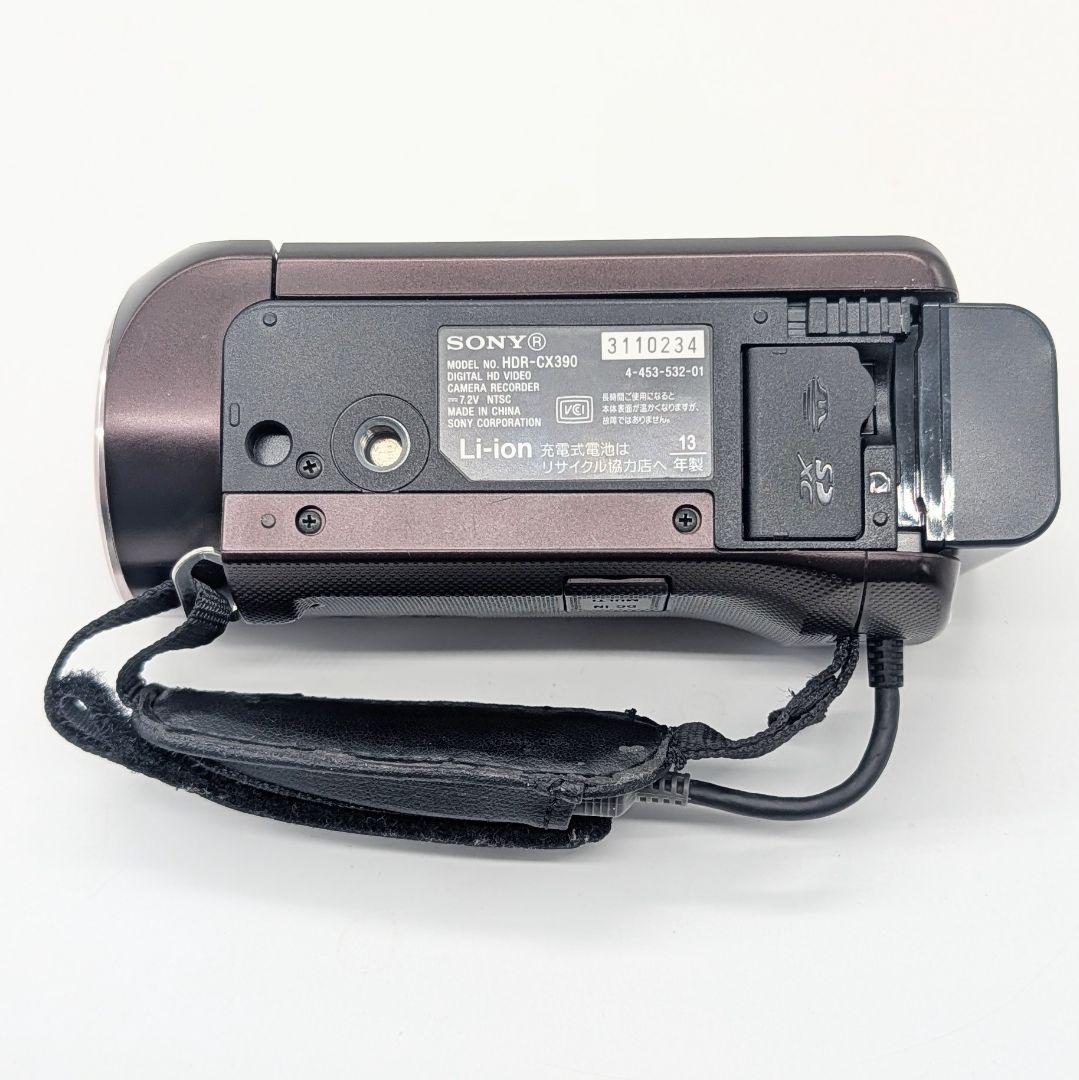 【極美品】SONY Handycam HDR-CX390 ボルドーブラウン
