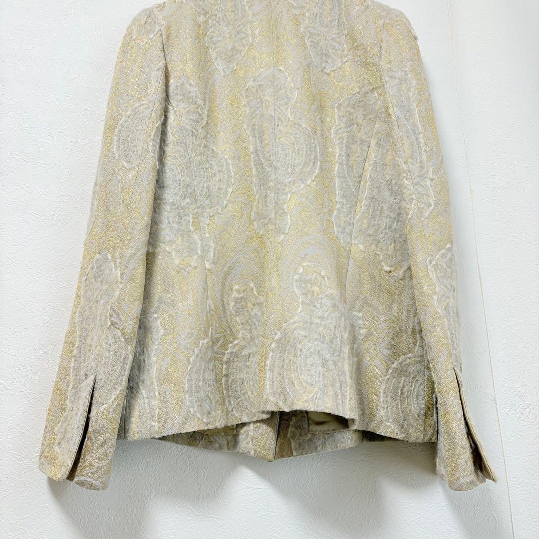 HIROKO KOSHINO テーラードジャケット　L ペイズリージャガード