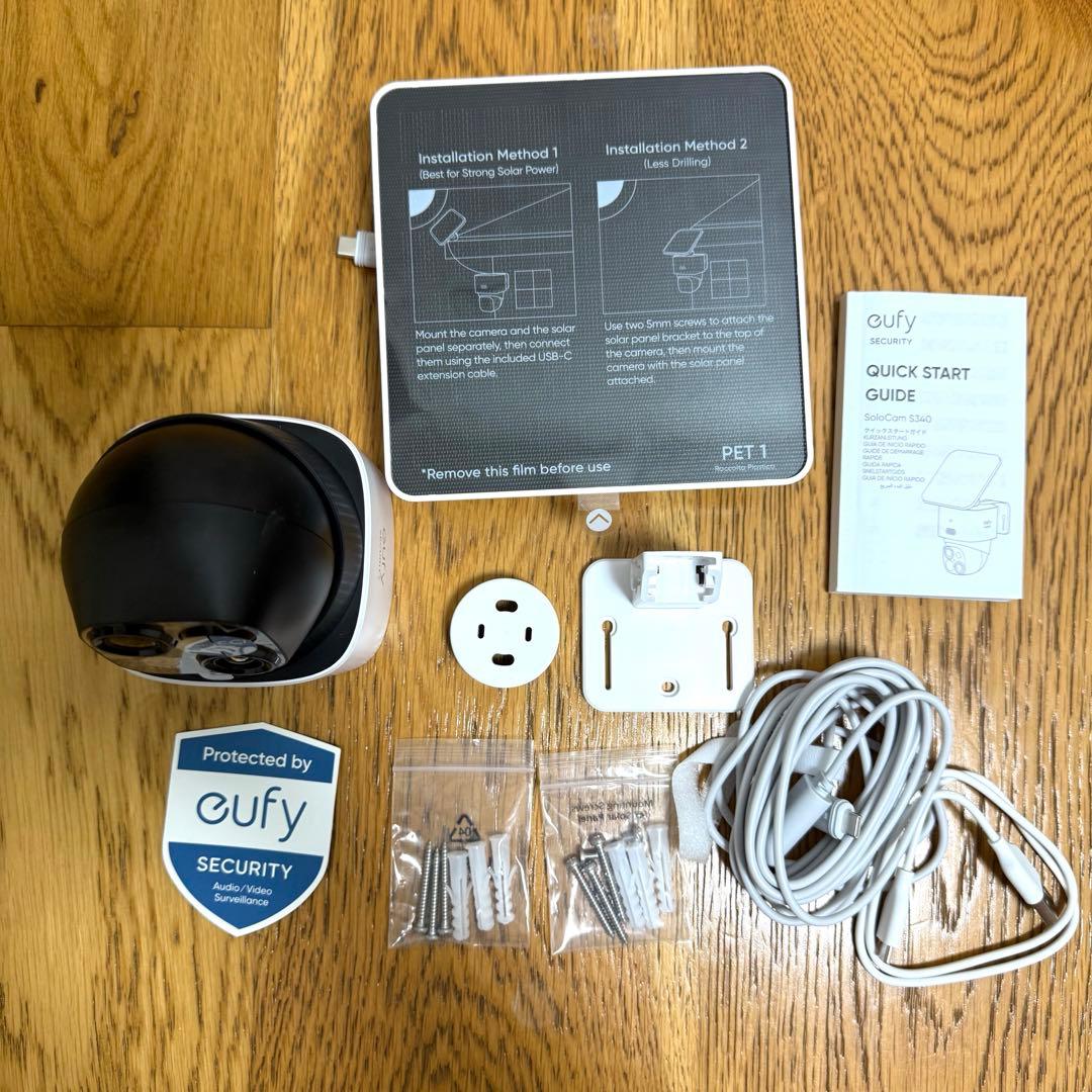 未使用　eufy Security SoloCam S340