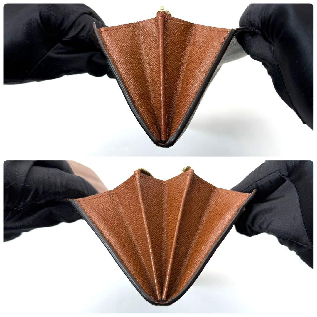 美品 ルイヴィトン モノグラム ポルトフォイユ サラ 10カード 財布 茶色 .