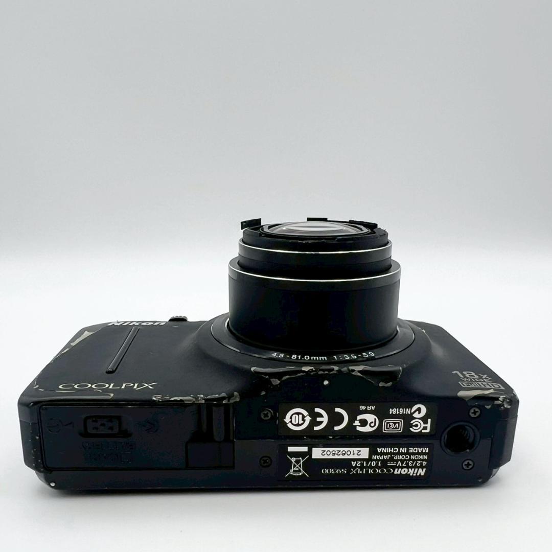 【動作品】Nikon COOLPIX S9300 コンデジ ブラック 動作確認済