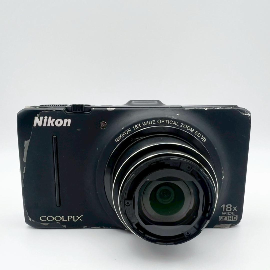 【動作品】Nikon COOLPIX S9300 コンデジ ブラック 動作確認済