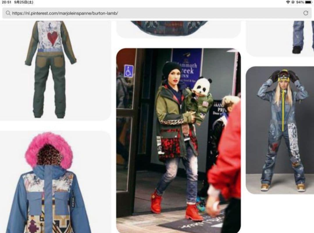 Burton スノーボードジャケット Mサイズ