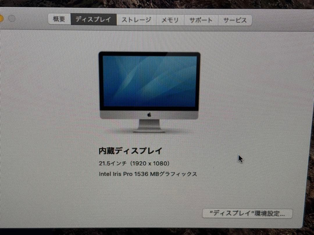 Macデスクトップ Apple iMac (21.5-inch, Late 2013)