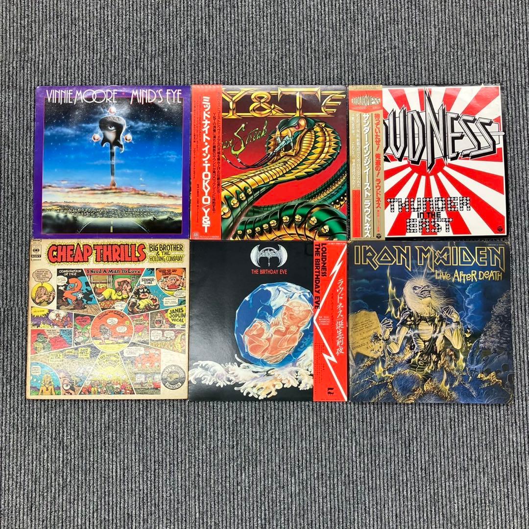 レコードコレクション Y&T, Iron Maiden など