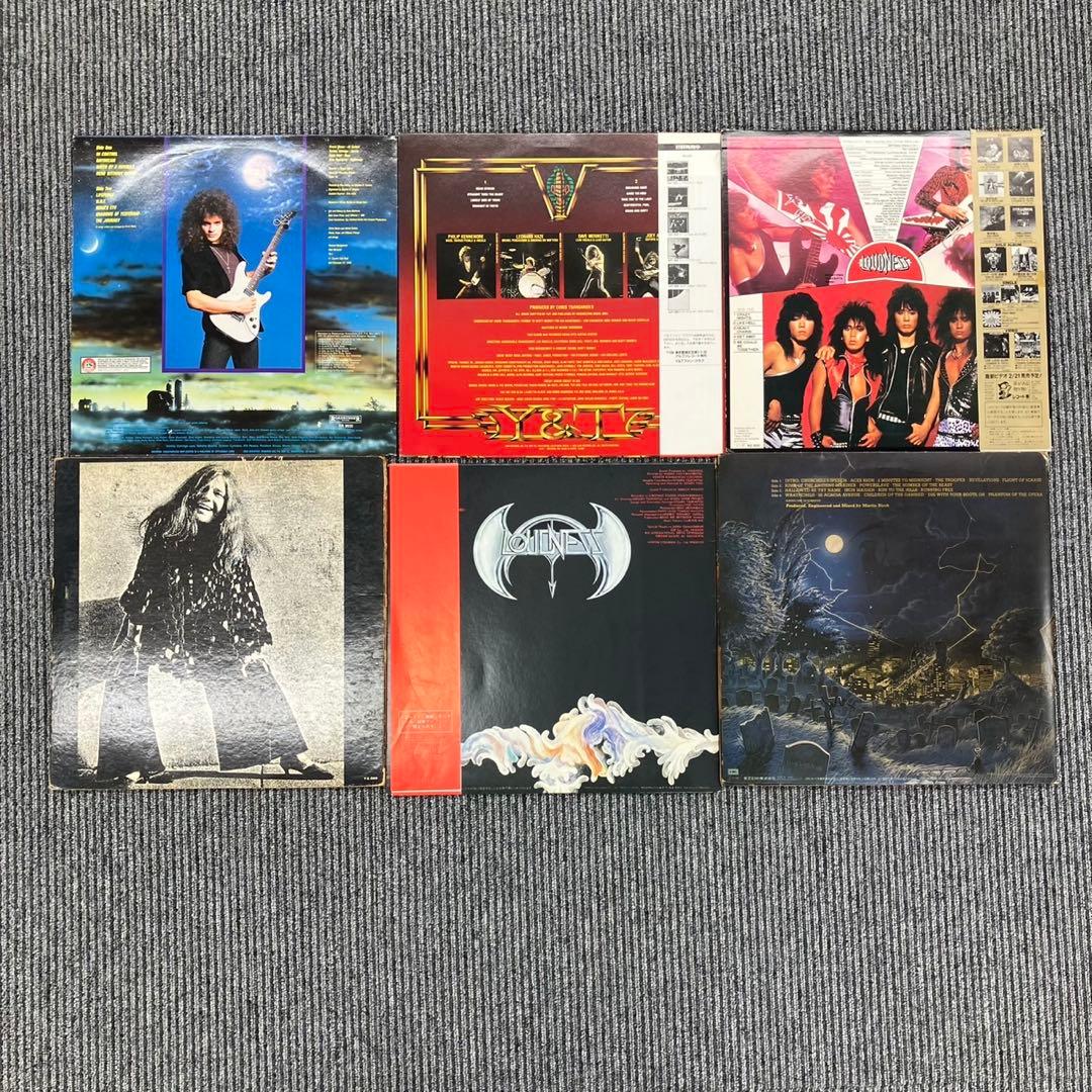 レコードコレクション Y&T, Iron Maiden など