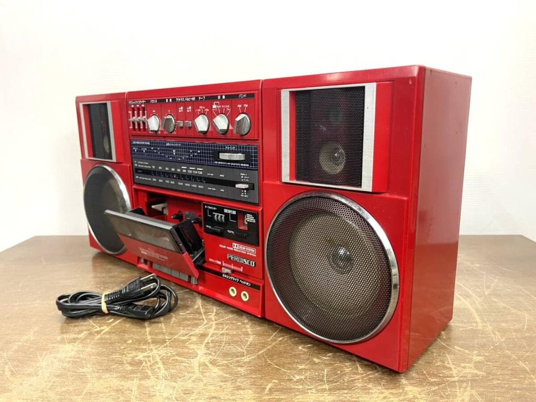 【PERDISCO】HITACHI 日立 TRK-9100 バブルラジカセ