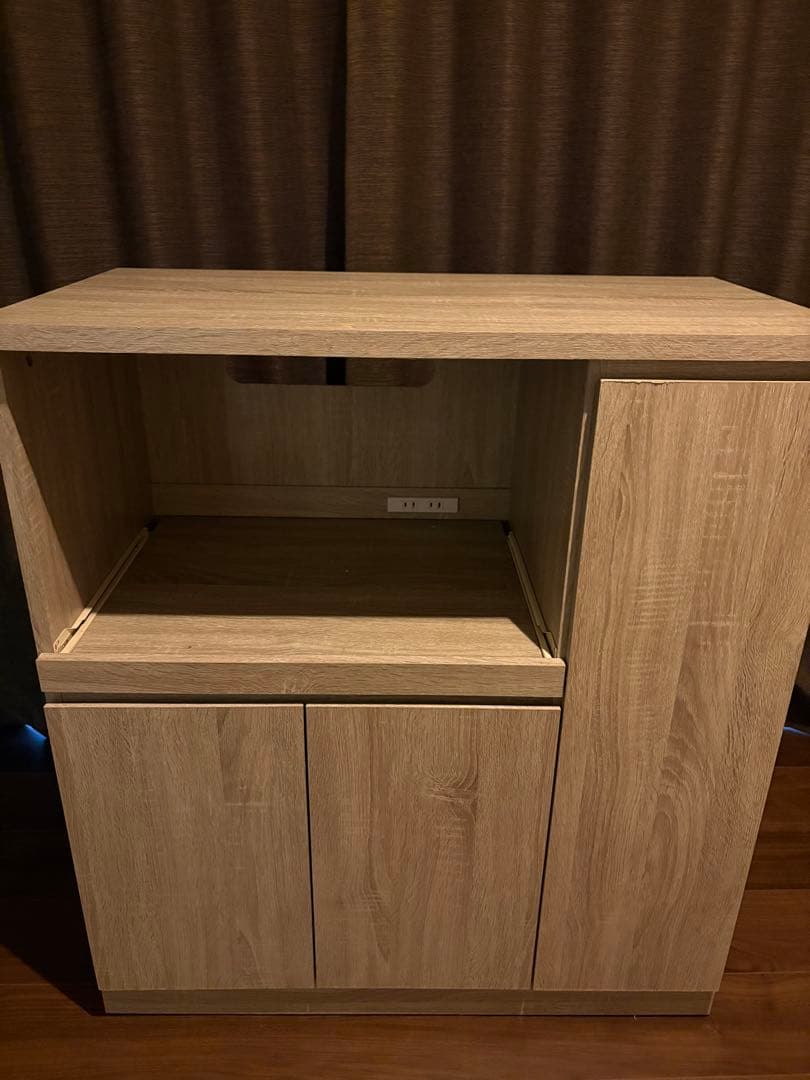 LOWYA食器棚　キッチンワゴン　幅83㎝