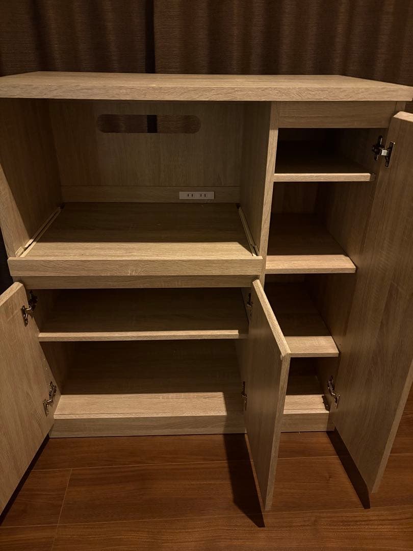 LOWYA食器棚　キッチンワゴン　幅83㎝