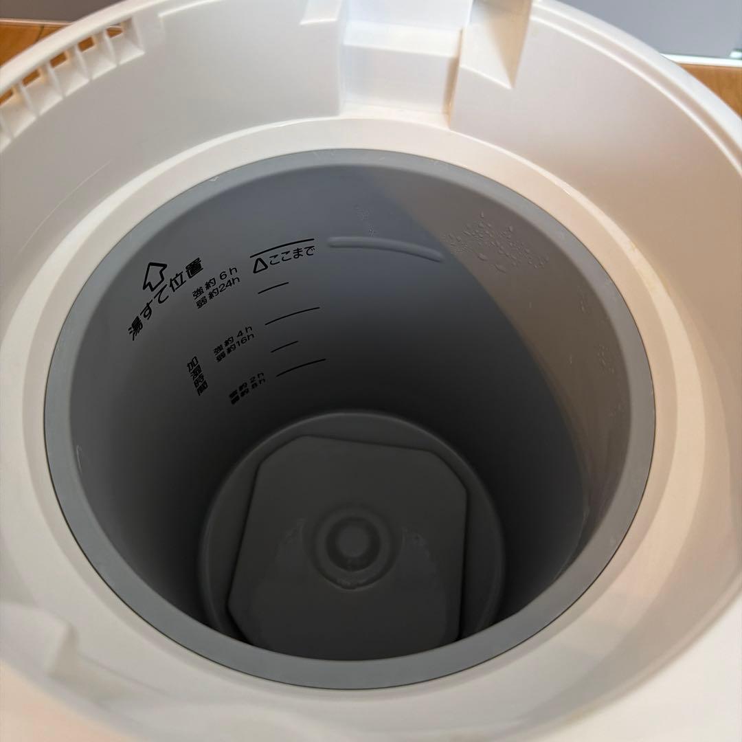象印 スチーム式加湿器 ホワイト 3.0L ホワイト お手入れ簡単