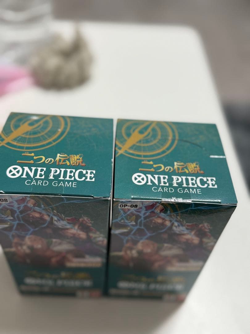 【新品未開封】ワンピースカードゲーム 二つの伝説 2BOX テープ付き